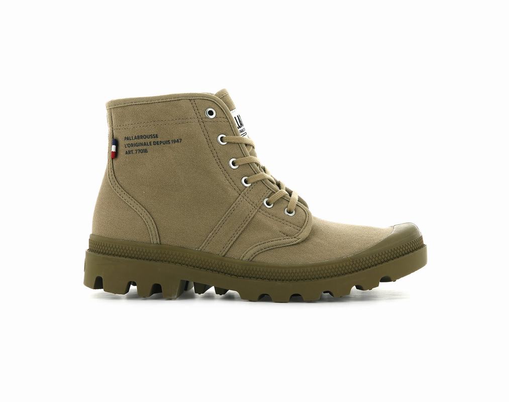 Palladium Pallabrousse Legion Mens Boots Olive Australia [TJGKQE-651]